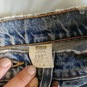 Levis 550 relaxed fit tapered leg 5 jr L